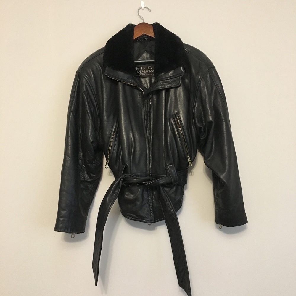 🌟 SALE 🌟 VINTAGE Andrew Marc 100% leather jacket